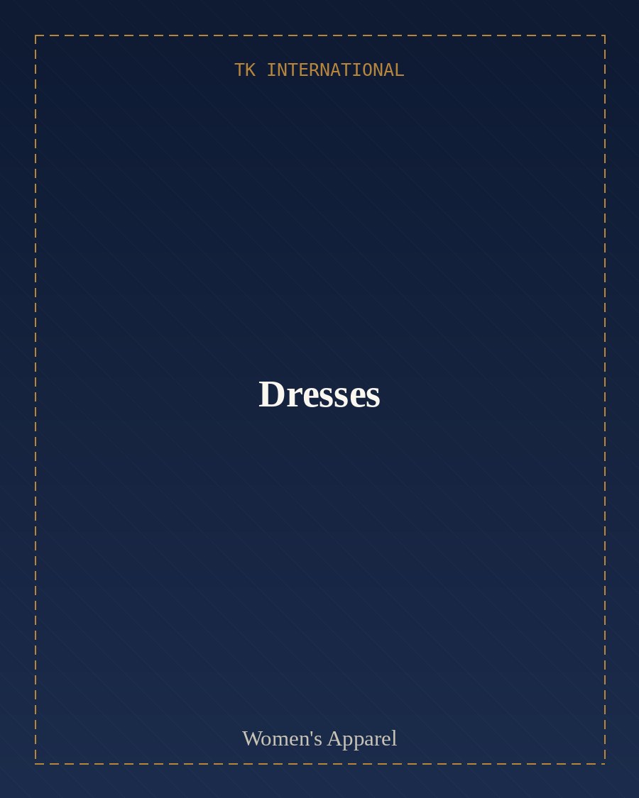 Dresses — TK International